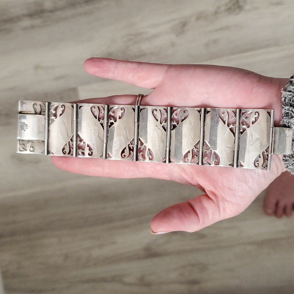 Vintage silver vishnu bracelet - Picture 6 of 6